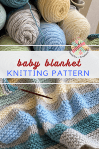 Knitting a Pastel Baby Blanket | Gender Neutral | candyloucreations knits