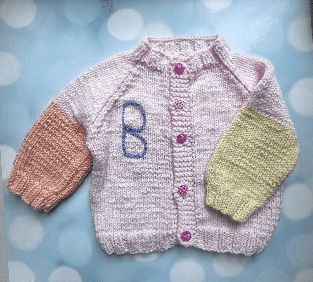 handknit baby sweater