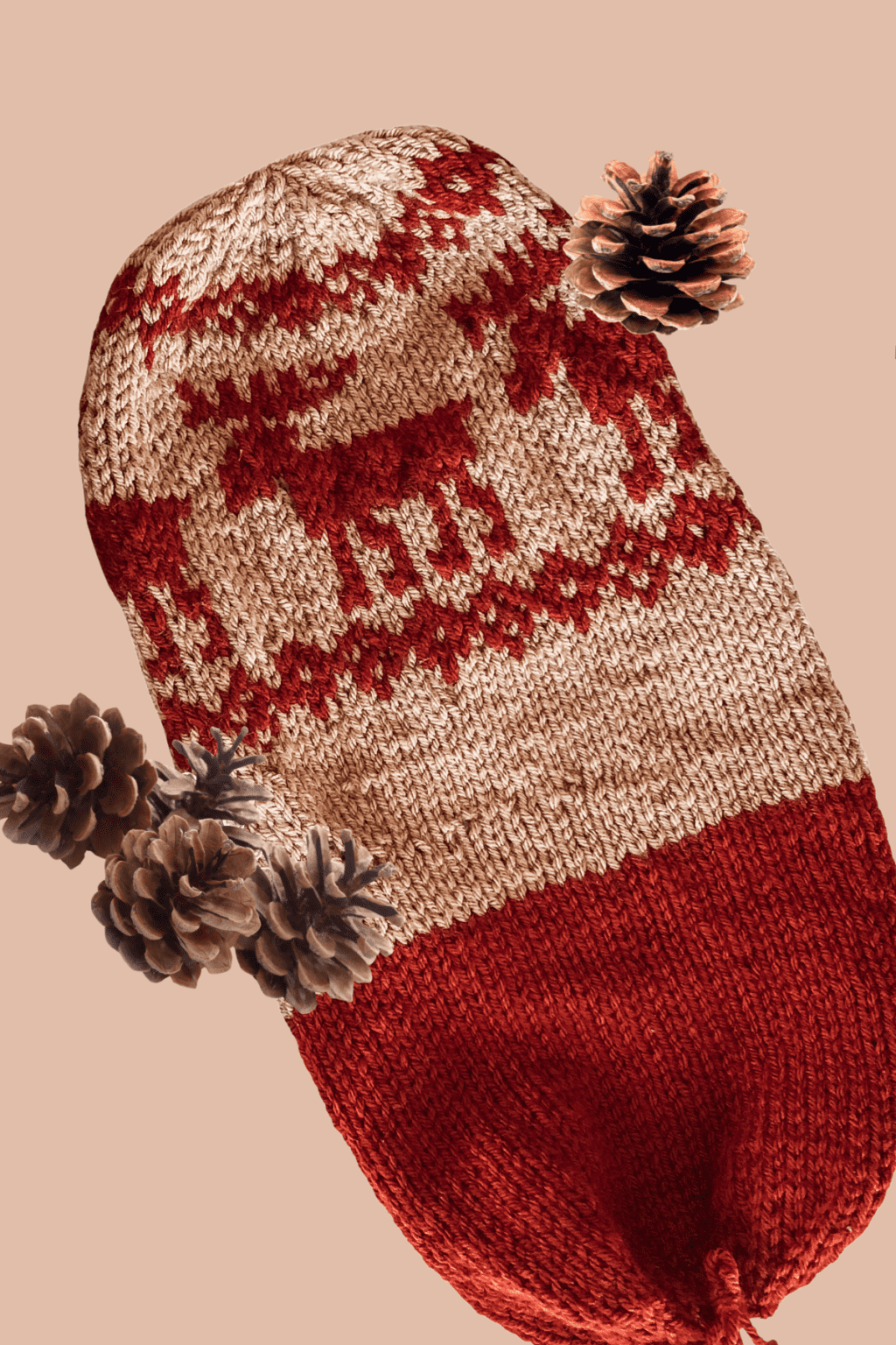 Knitting Home Alone Moose Hat candyloucreations