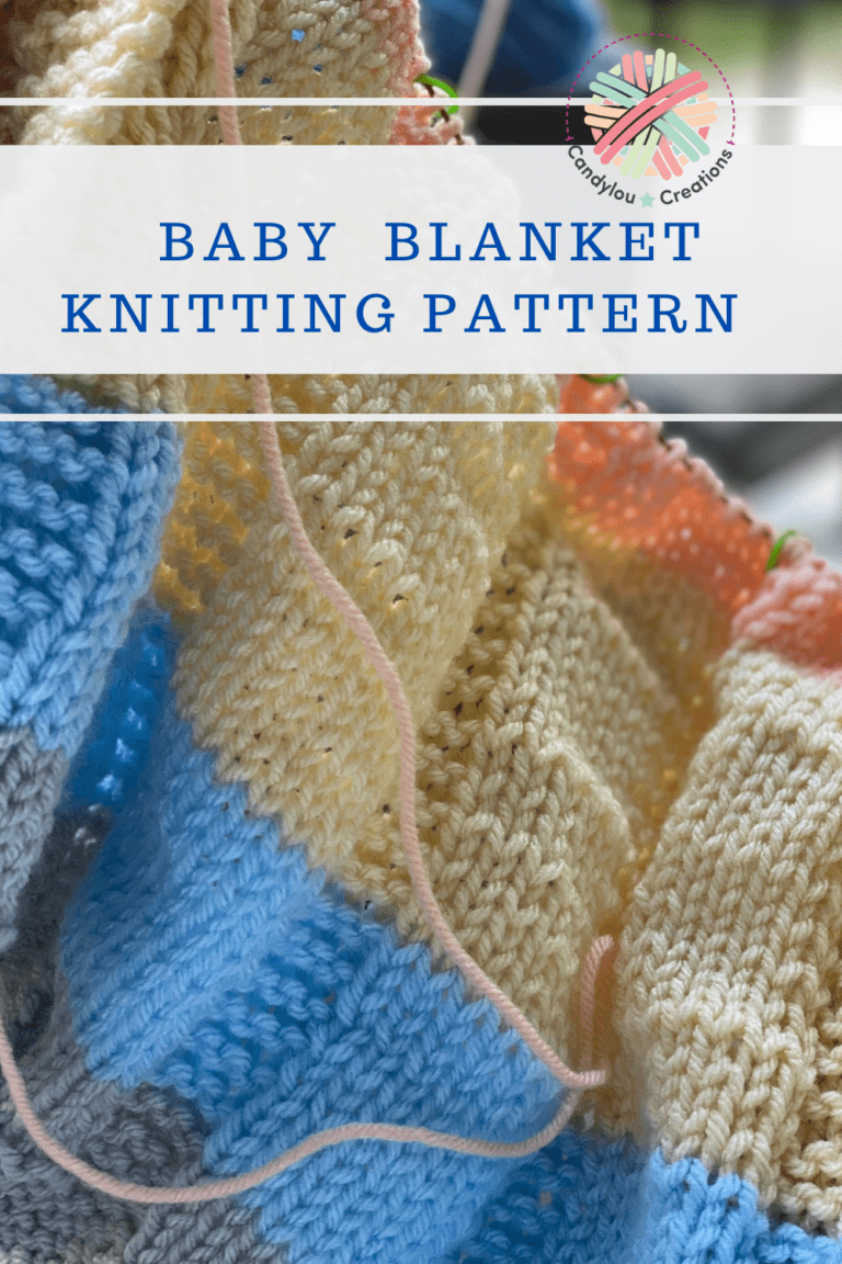 Looks LIke Plaid plaid baby blanket knitting pattern| candyloucreations