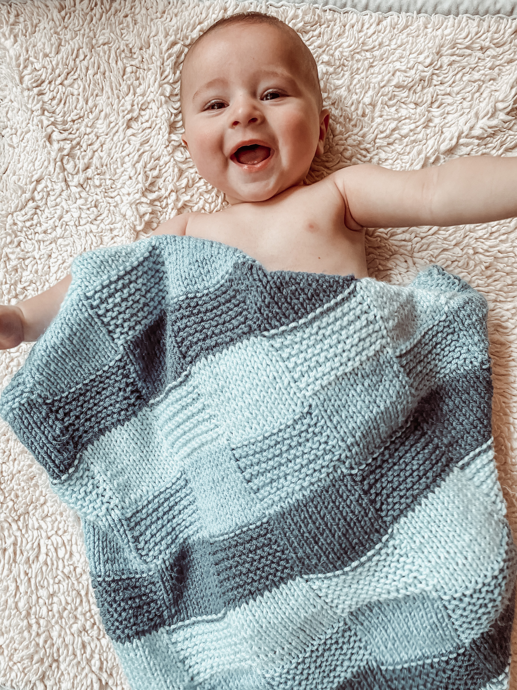 Knitting Three Wishes Baby Blanket | candyloucreations